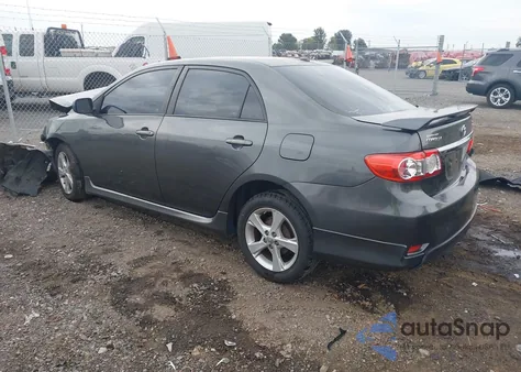 2011 Toyota Corolla S из США, поврежденный, VIN 2T1BU4EE2BC719333